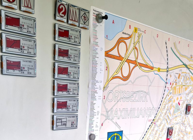 Lagedarstellung Beispielhafte Lagedarstellung mit digitalen taktischen Zeichen